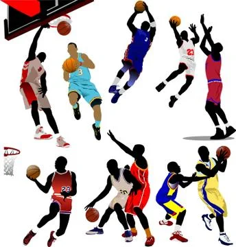 27 basketball Stock Illustration