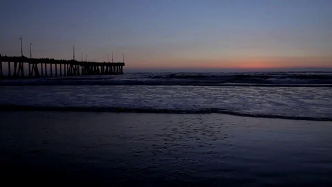 27 Beach at Dusk Stock Footage 99597282