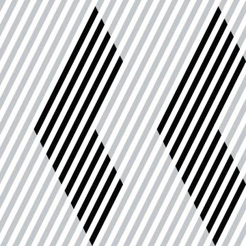 2736 Abstract pattern with black and silver gray stripes Stock Illustration