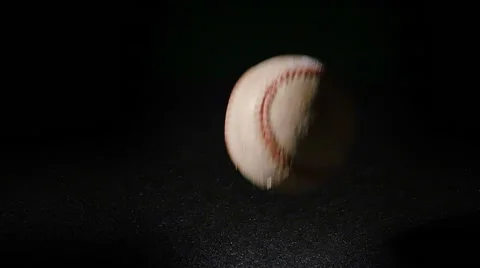 2743 Baseball Dropping in Slow Motion Stock Footage 45890567