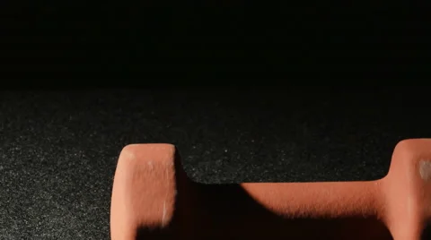 2749 Workout Weights Falling, 4K Stock Footage 45891433