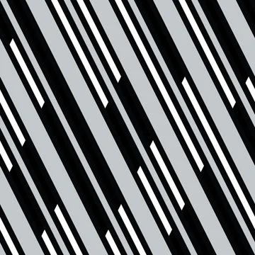 2779 Oblique pattern with black and silver gray streaks Stock Illustration