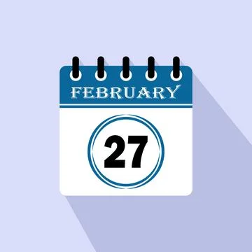 27th days of the month Stock Illustration