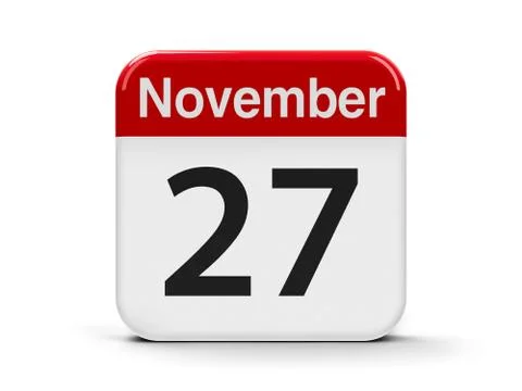 27th November Stock Illustration