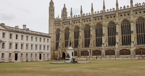 28 6 2022 inside view of Kings college University and chapel in Cambridge, En Stock Footage 212850440