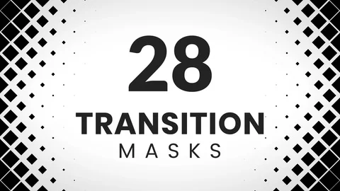 28 transition masks. Rhombus pattern. Видео 88704647