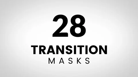 28 Transition shape masks Video stock 88677813