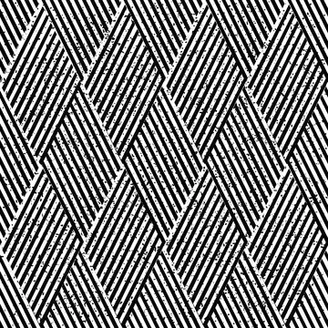 280 Seamless pattern with oblique black segments (5). Stockillustratie