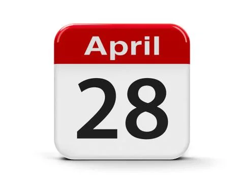 28th April Illustrazione stock