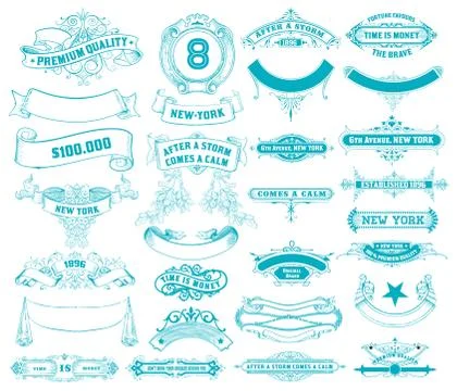 29 Banners set. Stock Illustration