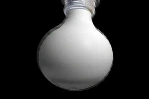 2903 Light Bulb Turn On Brite pull chain  Stock Footage 682997