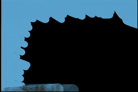 2914 Blue Crayon scribble Stock Footage 797428