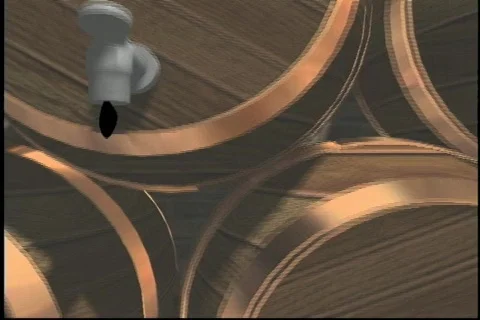 2933 Beer Barrels drip Stock Footage 797337