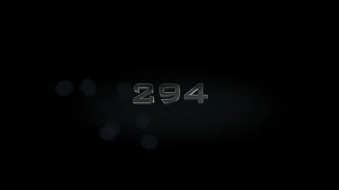 294 title metal text on black alpha channel background Stock Footage 295874257