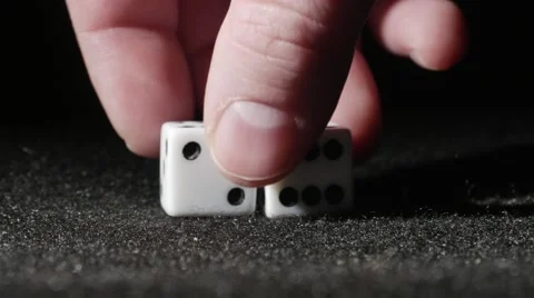2943 Rolling Dice, 4K Stock Footage 46483635