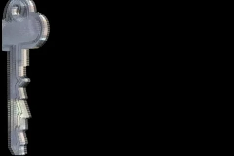 2964 Car Key Stock Footage 796902