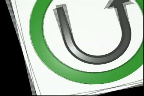 2970 U turn spin on  Stock Footage 682453