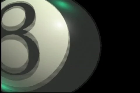2976 8 eight ball Stock Footage 796881