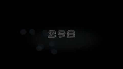 298 title metal text on black alpha channel background Stock Footage 295874342