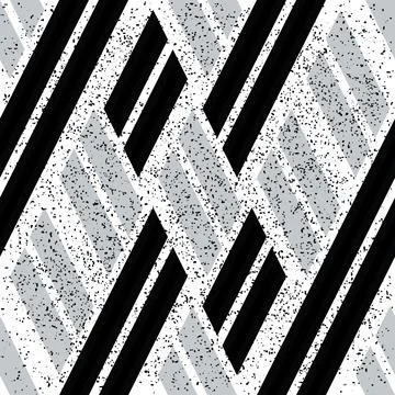 2989 Seamless pattern with black and silver gray stripes Stock Illustration