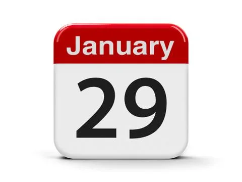 29th January Stock Illustration