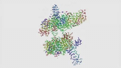 2ahm Crystal structure of SARS-CoV super complex of non-structural proteins Stock Footage 158006150
