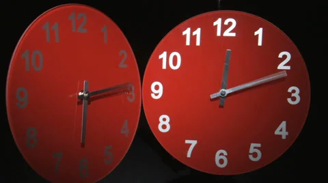 2clocks 1 min Stock-Footage 33850831