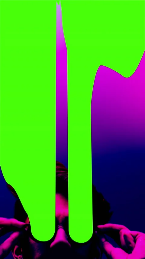 2d 3d animation transition alpha channel transparent background green screen Stock Footage 235548363