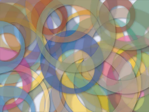 2d abstract illustration drawing with several colors Stock Illustration
