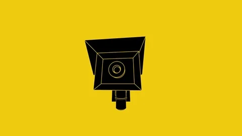 2d animated cctv Stock Footage 79807293