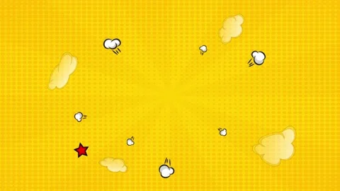 2d animated Comic Background Stock Footage 154358648