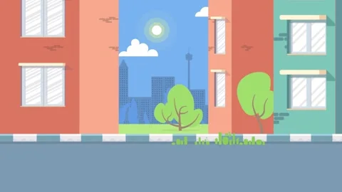 2D Animated Explainer Video Background Ready to use Seamless Loop 4K Resolution Stockbeeldmateriaal 241672218