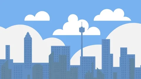 2D Animated Explainer Video Background Ready to use for your projects 4K Res. Stockbeeldmateriaal 242359391