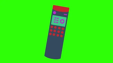 2D animated illustration of a rmote on a... | Stock Video | Pond5