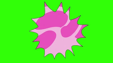 2D Animated Magic Spell Burst on Green Screen – Fantasy Energy Explosion &amp; Celes 库存影片 331478581