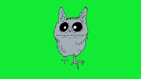 2D Animated Speaking Halloween Bat Green Screen Pack Flying, Standing, Lip Sync Stock-Footage 319405307