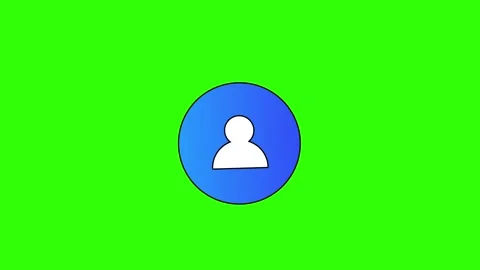 2D Animated UI Notification Elements on Green Screen – Pop-up Message, Profile,  库存影片 331481053