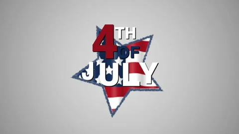 2D Animated USA Independence day 4th of July Stock Footage 231688038
