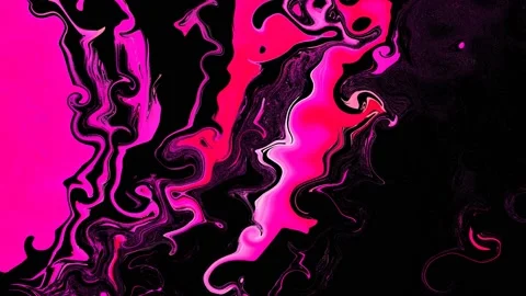 2D animation of abstract movements of digital painting, turbulence of mottles Stockbeeldmateriaal 128687188