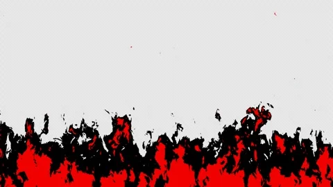 2D Animation Background Black Flame Stock Footage 242070583