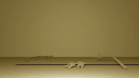 2D animation background designed for urban tv shows - street basketball Stock-Footage 49639693