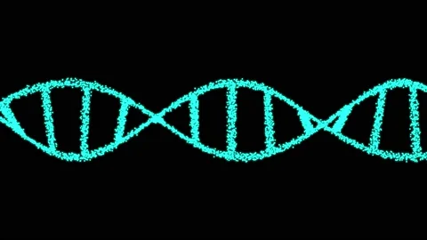 2D animation of DNA on a black backgroun... | Stock Video | Pond5