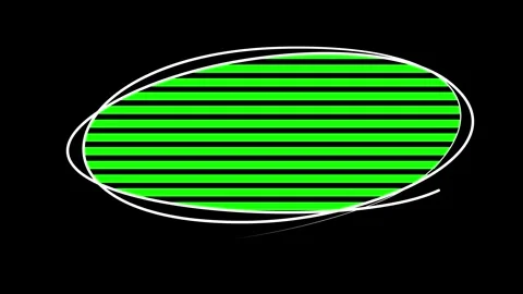 2d animation of green screen openers with hand drawn shapes. Circle, square Stock Footage 303440432