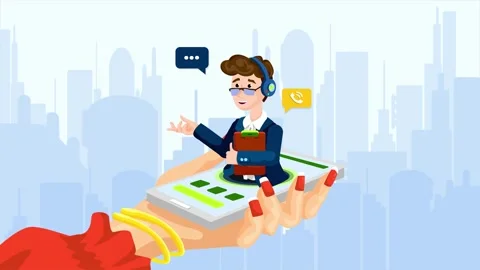 2D Animation Online assisting services thanks to new generation technology. Stock Footage 255661576