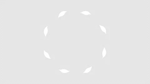 2d animation of particles moving in a circle. Video clip with alpha channel. Stock Footage 308072364