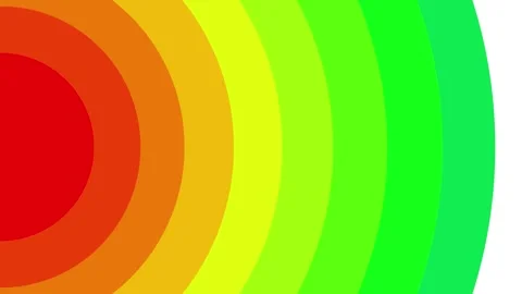 2d animation of rainbow for video transition Stock Footage 287300336