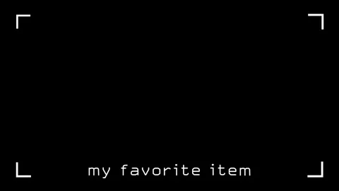 2D Animation Telop Material My favorite item Frame Stock Footage 240617895