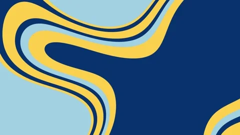 2D Animation Waves Background Stock Footage 247401454