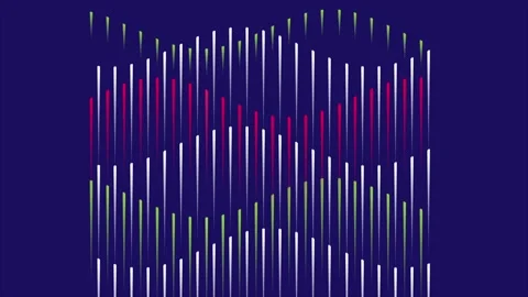 2D Animation Waves Loop Stock Footage 174101653