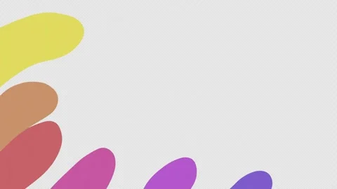 2d background animation of colourful stains transition. Video clip with alpha ch Video stock 300987721